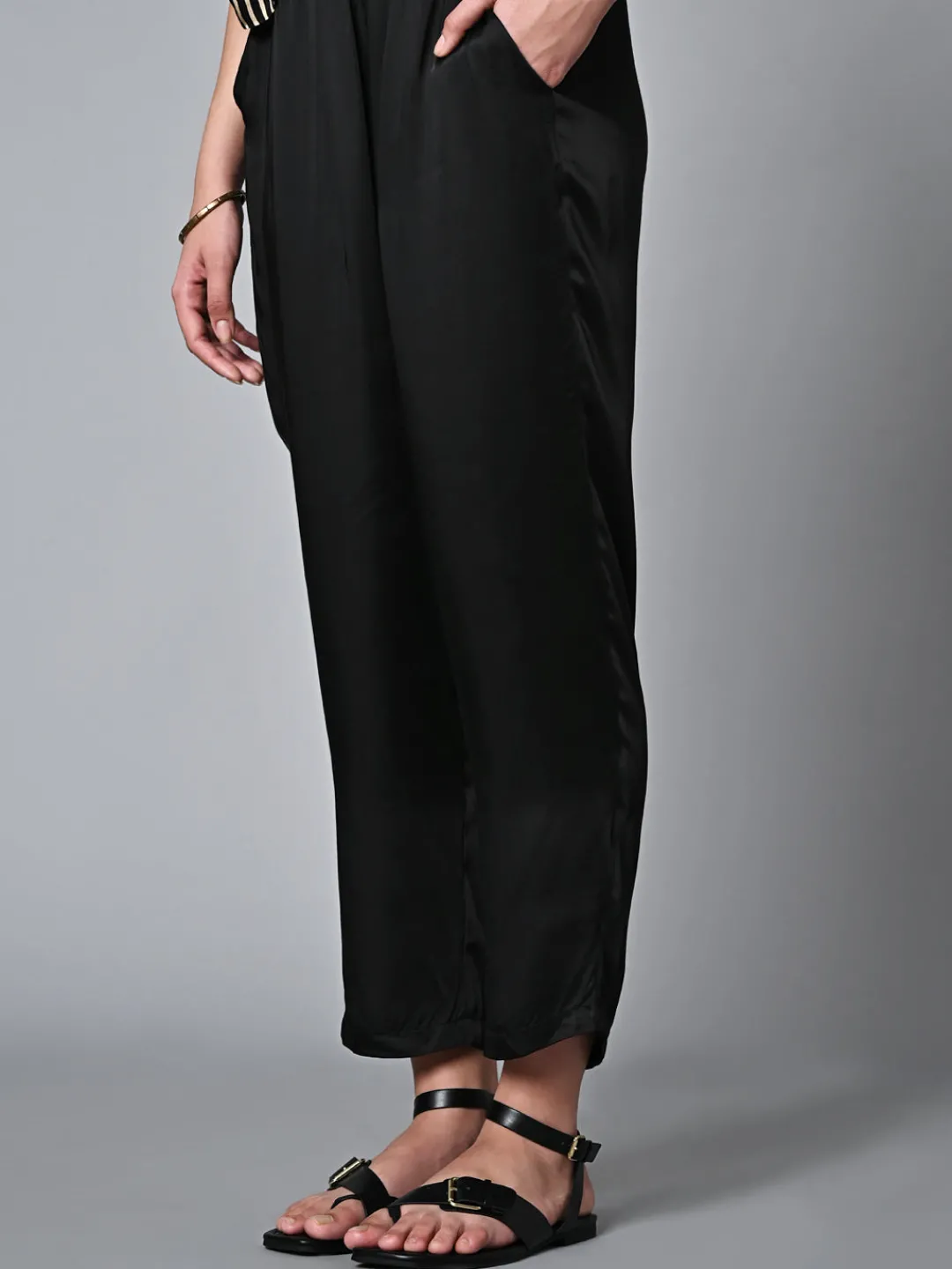 Women Cottonworld Trousers^Women's Regular Fit Modal Pant