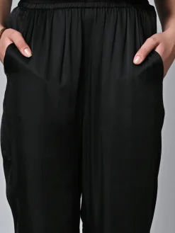 Women Cottonworld Trousers^Women's Regular Fit Modal Pant