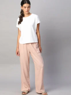 Women Cottonworld Trousers | Pants^Women's Linen Viscose Regular Fit Pant