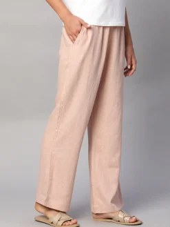 Women Cottonworld Trousers | Pants^Women's Linen Viscose Regular Fit Pant