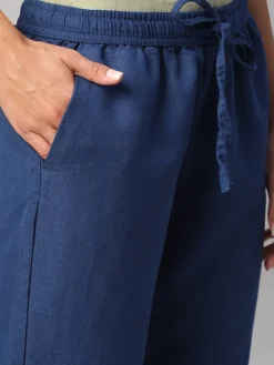 Women Cottonworld Pants | Pants^Women's Linen Cotton Regular Fit Pant