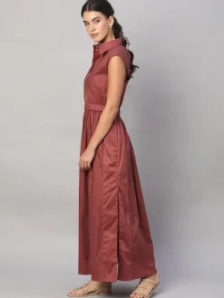 Women Cottonworld Dresses^Women's 100% Cotton Regular Fit Dress