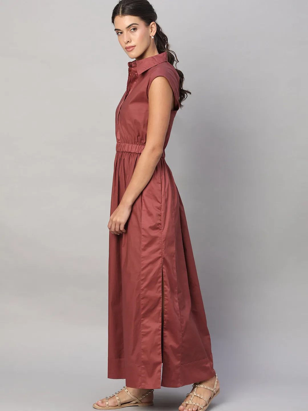 Women Cottonworld Dresses^Women's 100% Cotton Regular Fit Dress