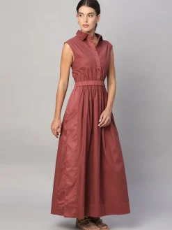 Women Cottonworld Dresses^Women's 100% Cotton Regular Fit Dress