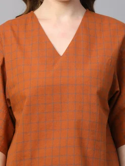 Women Cottonworld Tops & Shirts | Tops & Shirts^Women's Cotton Linen Regular Fit Blouse