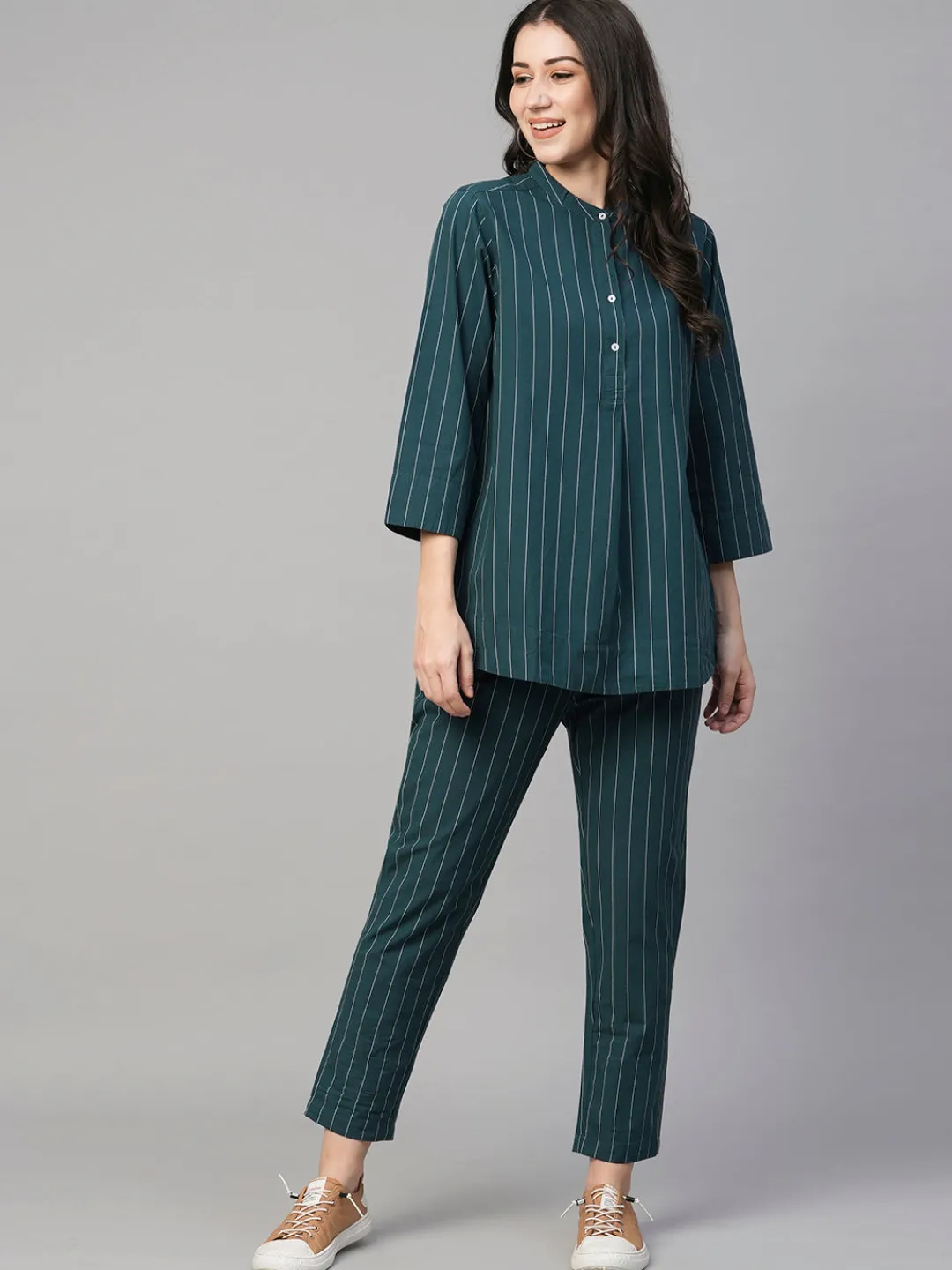 Women Cottonworld Womens Co-Ord Sets | Trousers^Women's Cotton Regular Fit Pant