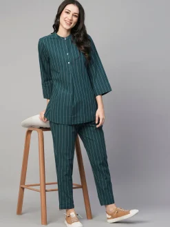 Women Cottonworld Womens Co-Ord Sets | Trousers^Women's Cotton Regular Fit Pant