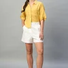 Women Cottonworld Shorts^Women's 100% Cotton Regular Fit Shorts