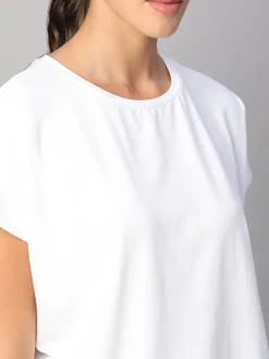 Women Cottonworld Women | Regular Fit^Women's Cotton Bamboo Elastane Regular Fit Tshirt