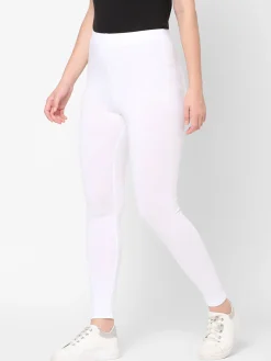 Women Cottonworld Leggings^Women's Cotton Elastane Slim Fit Knit Tights