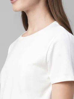 Women Cottonworld Round Neck | Regular Fit^Women's Cotton Elastane Regular Fit Tshirt