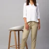 Women Cottonworld Tops & Shirts | Tops & Shirts^Women's Cotton Linen Regular Fit Blouse