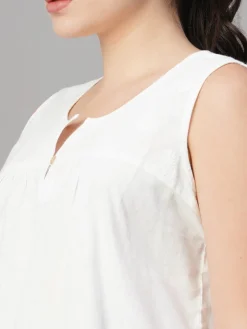 Women Cottonworld Tops & Shirts | Tops & Shirts^Women's Cotton Linen Regular Fit Blouse