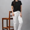 Women Cottonworld Trousers^Women's Cotton Lycra Regular Fit Pant