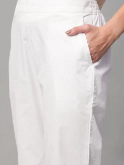 Women Cottonworld Trousers^Women's Cotton Lycra Regular Fit Pant