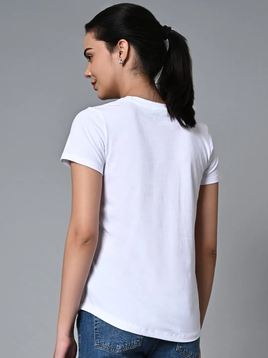 Women Cottonworld Round Neck | Regular Fit^Women's Cotton Regular Fit Tshirt