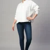 Women Cottonworld Tops & Shirts | Tops & Shirts^Women's Linen Boxy Fit Blouse