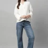 Women Cottonworld Tops & Shirts | Tops & Shirts^Women's Linen Boxy Fit Blouse