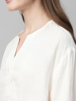 Women Cottonworld Tops & Shirts | Tops & Shirts^Women's Linen Boxy Fit Blouse