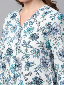 Women Cottonworld Tops & Shirts | Tops & Shirts^Women's Linen Cotton Regular Fit Blouse