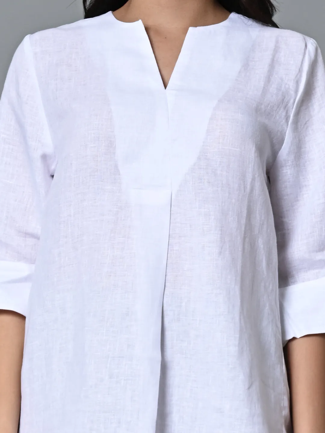 Women Cottonworld Tops & Shirts | Tops & Shirts^Women's Linen Excel Regular Fit Blouse
