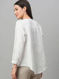 Women Cottonworld Tops & Shirts | Tops & Shirts^Women's Linen Loose Fit Blouse