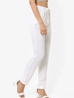 Women Cottonworld Pants | Pants^Women's Linen Regular Fit Pant