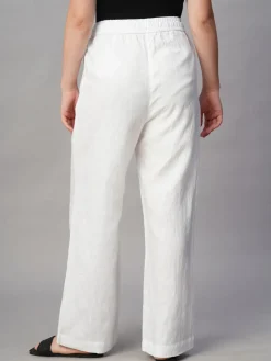 Women Cottonworld Pants | Pants^Women's Linen Regular Fit Pant