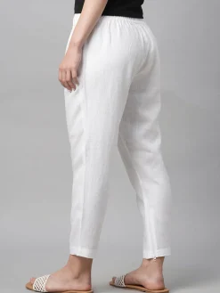 Women Cottonworld Pants | Pants^Women's Linen Regular Fit Pant