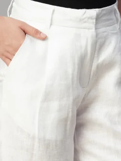 Women Cottonworld Pants | Pants^Women's Linen Regular Fit Pant