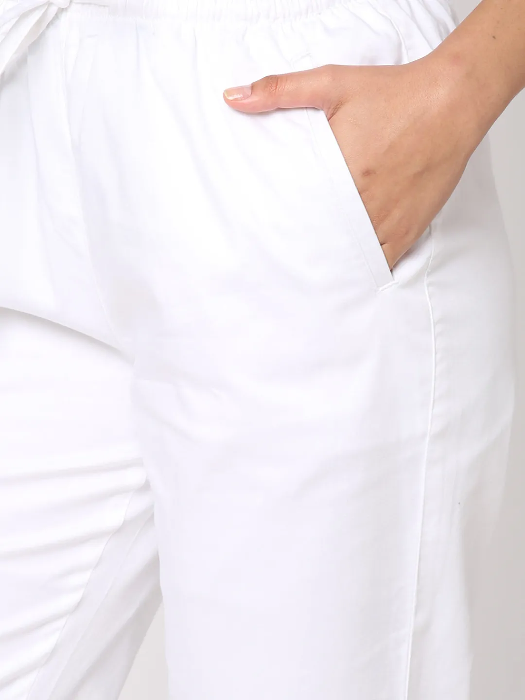 Women Cottonworld Pants | Pants^Women's Linen Viscose Regular Fit Pant