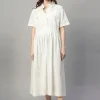 Women Cottonworld Dresses^Women's Tencel Regular Fit Dress