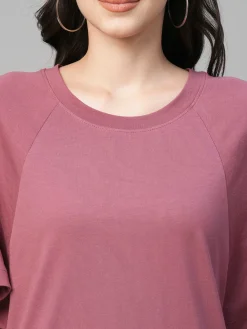 Women Cottonworld Dresses^Women's Cotton Loose Fit Knit Dress